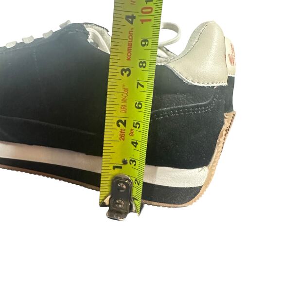 Madewell Black Suede Leather Retro Sneakers Women’s Size 8 mens’s 6.5 unisex - Picture 8 of 12